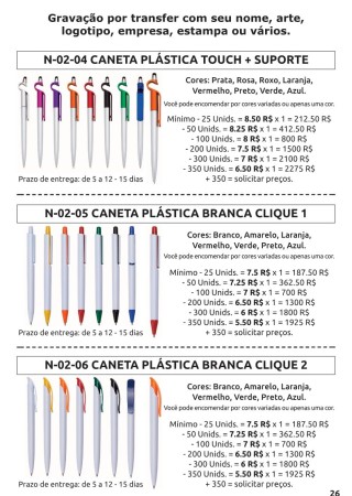 caneta plastico   caneta plastico