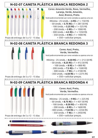 caneta plastico   caneta plastico
