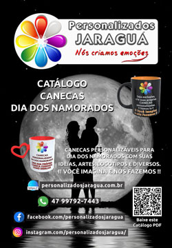 foto portada catálogo canecas  Dia dos Namorados