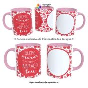 CANECA NAMORADOS MORAR ABRAÇO 1 FOTO 325 ml