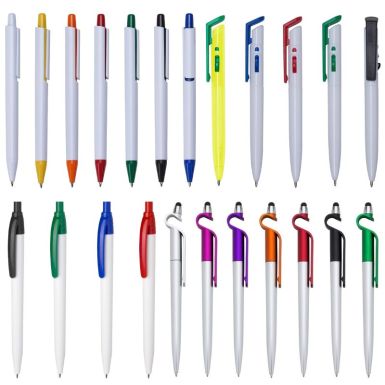 foto canetas plastico